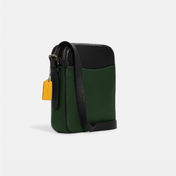 NWT Coach Hudson Crossbody 21 with Varsity Stripe Messenger bag - Picture 3 of 9